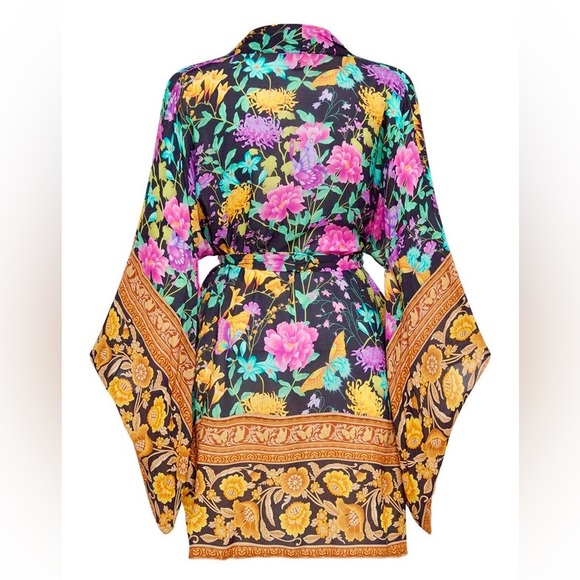 🌺🎉HP🎉🌺 NWT Spell & The Gypsy Butterfly Short Robe - Picture 5 of 16